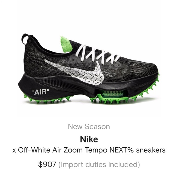 Nike x Off-White Air Zoom Tempo NEXT% - Picture 10 of 10